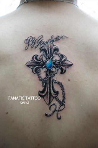 Cross Tattoo クロスのタトゥー/Keika_FanaticTattoo