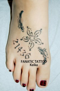 Cherryblossom Tribal Tattoo桜トライバルの刺青/Keika_FanaticTattoo