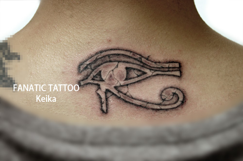 Eye of Horus Tattoo ホルスの目 タトゥー/Keika_FanaticTattoo