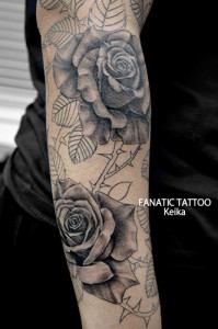 Rose Tattoo バラのタトゥー/Keika_FanaticTattoo