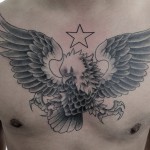 ワシのアメリカントラディショナルタトゥー – Eagle,American traditional Tattoo