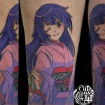 化物語の戦場ヶ原ヲタトゥー – Anime Tattoo