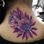 月下美人のタトゥー – Queen of the Night,Flower Tattoo