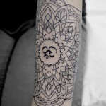 曼荼羅トライバルタトゥー,Mandala Tribal Tattoo,女性彫師 恵華-Keika-