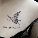 蝶のタトゥー – Butterfly Tattoo
