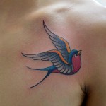 ツバメのタトゥー – Swallow,American traditional Tattoo