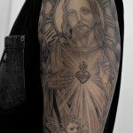 キリストのタトゥー – Jesus,Black&Gray Tatoo