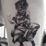 踊る熊のタトゥー – Dancing Bear Tattoo