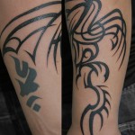 フェニックスのトライバルタトゥー – Phoenix,Tribal,Tattoo