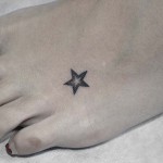 星のワンポイントタトゥー – Star,Small Tattoo
