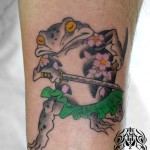 蛙侍のタトゥー – frog Samurai Tattoo
