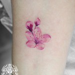 桜のワンポイントタトゥー – Sakura Tattoo