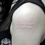 ホワイトレタータトゥー – White Letter Tattoo