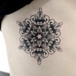 雪の結晶トライバルタトゥー – snow crystal,Trilal tattoo
