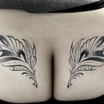 羽のトライバルタトゥー – Feather,Tribal Tattoo