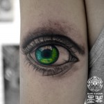 リアルな目タトゥー – Eye Tattoo