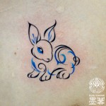 ウサギのトライバルタトゥー – Rabbit Tribal Tattoo