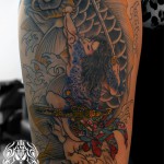 短命次郎の抱き鯉 和彫り刺青 –  Japanese Tattoo