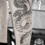 蛇と牡丹の刺青 – Snake,Peony Tattoo