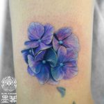 紫陽花のタトゥー – Hydrangea Tattoo