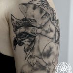 化け猫のタトゥー – Cat Tattoo
