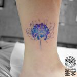 彼岸花のタトゥー, Tattoo,Keika, cluster amaryllis, タトゥースタジオ, 刺青, 女性彫師, 恵華