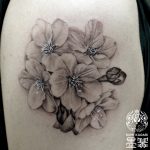桜のブラック＆グレータトゥー, Tattoo,Keika, Sakura, Black and gray Tattoo, タトゥースタジオ, 刺青, 女性彫師, 恵華